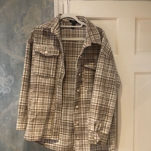 Plaid Shacket NWOT